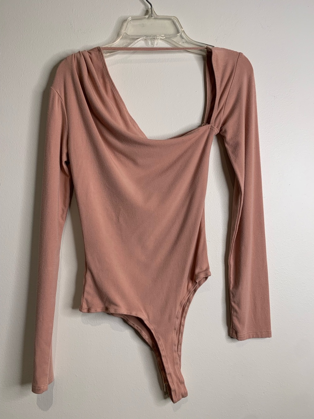 Dusty ASTR Small pink long-sleeve bodysuit Small